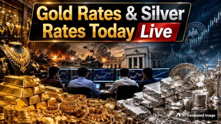 Gold Rates & Silver Rates Today (19/08/2026) LIVE: MCX Gold Below Rs 1.54 Lakh, Silver Price Crashes Rs 3,800 On Weak Cues: Know 24K, 22K, 18K Gold Prices