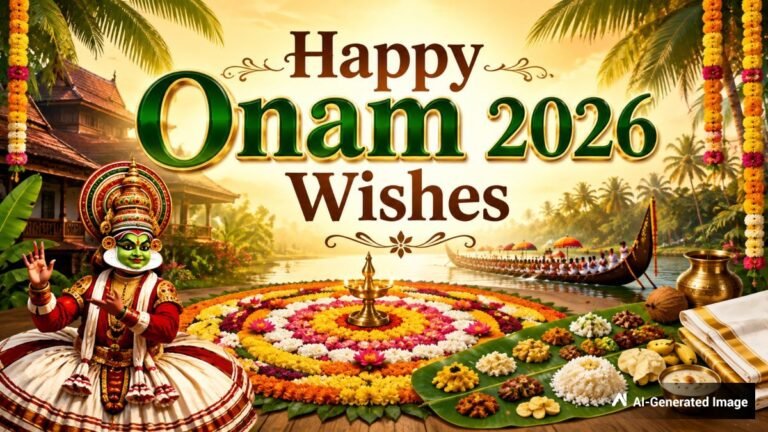 Happy Onam 2026: Best Thiruvonam Wishes, Quotes, Greetings, Messages To Share On Last Day Of Onam, August 26