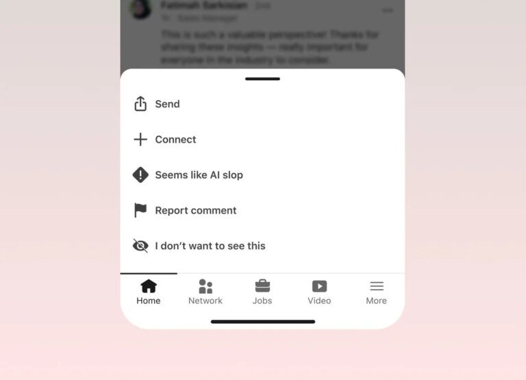 LinkedIn’s new anti-slop button is coming to every platform