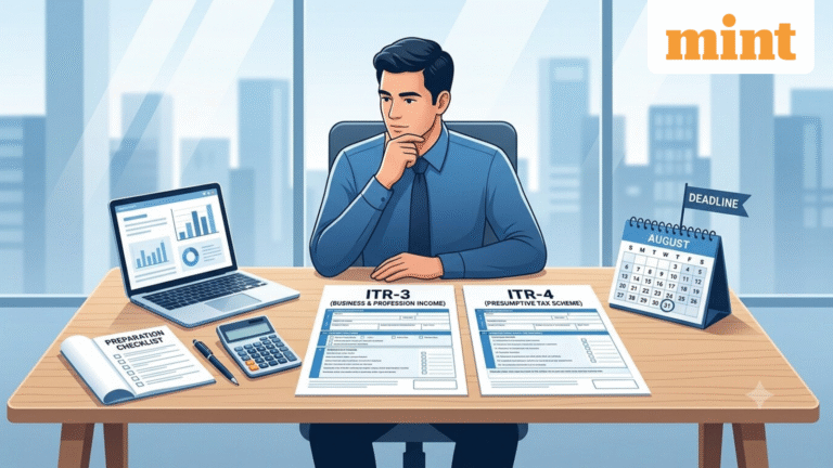 Income Tax Department explains how to choose between ITR-3 and ITR-4: Quick checklist for taxpayers