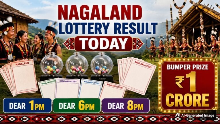 Nagaland Dear Lottery Result Today 4.8.2026 1 PM 6 PM 8 PM | Lottery Sambad LIVE: Check Full Winners List