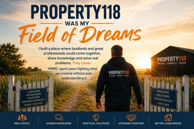 Property118 was my Field of Dreams