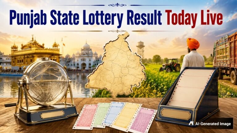 Punjab State Dear 50 Ranger Sunday Lottery Result 23-08-2026 LIVE: Rs 15 Lakh Prize, Full Winners List