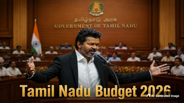 Tamil Nadu Budget 2026 Highlights: CM Vijay’s Top 10 Announcements Every Common Man Should Know