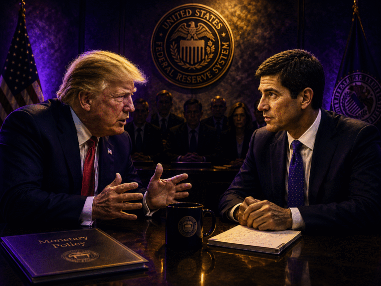 Trump says a rate hike isn’t completely up to Warsh, it’s up to the Board