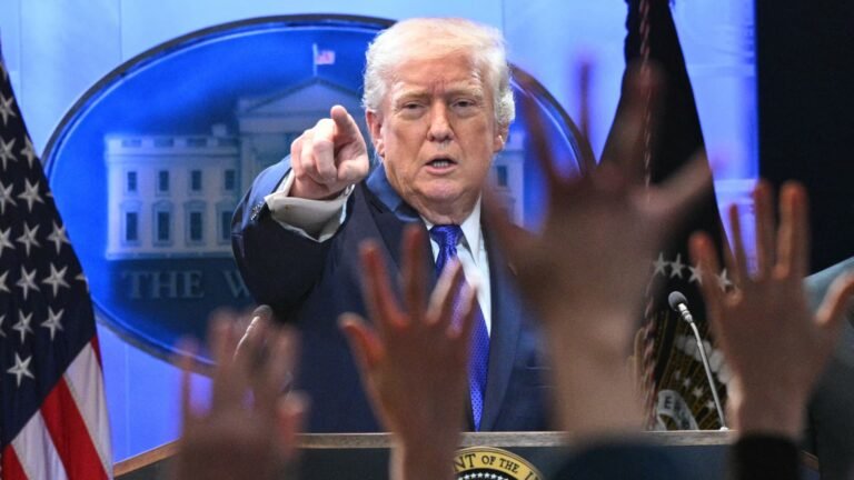 Trump says he’s banning MS NOW, CNN and Politico from White House