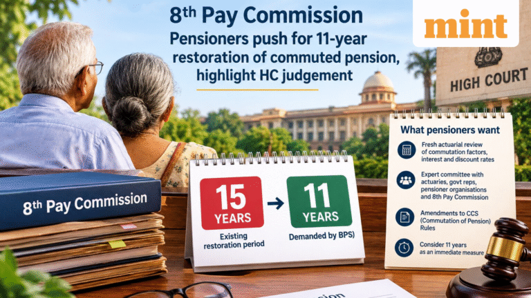 8th Pay Commission: Why pensioners want 15-year commutation period cut to 11 years
