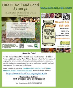 The Embry twins of Getting Back to Nature embark on Fall speaking engagements & workshops! — Getting Back to Nature