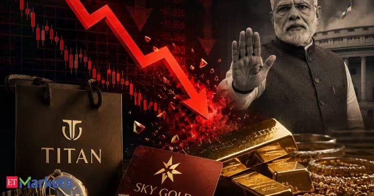 Titan Company, Sky Gold, other shares fall up to 6% on PM Modi’s second appeal to avoid gold