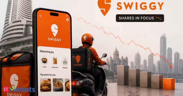 Swiggy shares drop 4%, market value down Rs 5,000 crore in 2 days. Here’s why