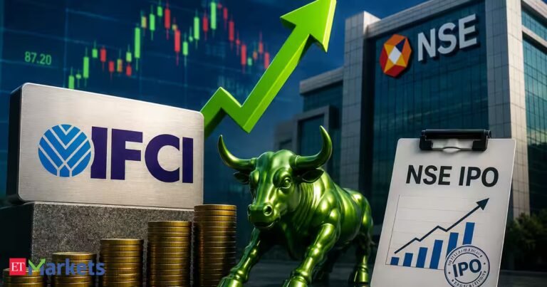 IFCI shares rally over 16% in two days as NSE IPO draws closer