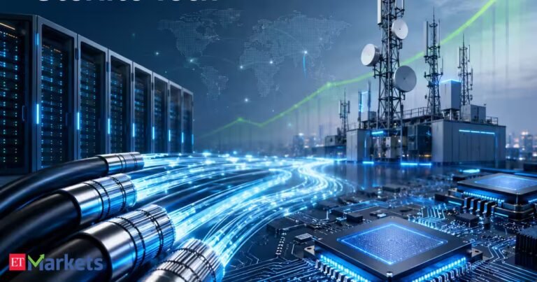 Sterlite Tech shares hit 5% upper circuit as firm targets Rs 20,000 crore revenue by FY29 amid booming AI demand