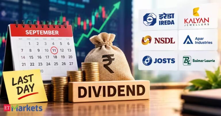 Dividend alert! Last day to buy IREDA, Kalyan Jewellers among more than 100 stocks for dividends. Do you own any?