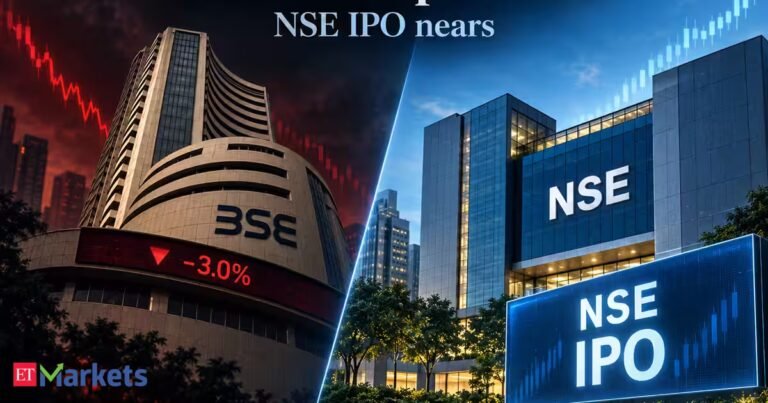 BSE shares fall 3% as rival NSE gets closer to mega IPO. More pain ahead?