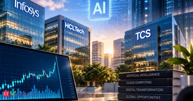 Infosys, HCLTech, TCS, other IT stocks soar up to 6%; Nifty IT rallies 5% as global AI slowdown calls boost sentiment