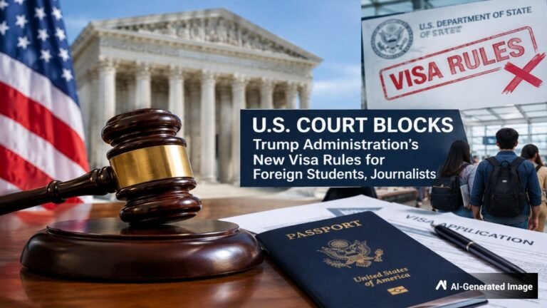 Massachusetts Judge Halts Trump Era Visa Rule for Students and Journalists
