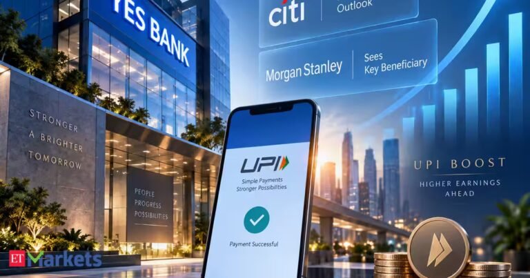 Yes Bank shares jump 4% as Citi, Morgan Stanley see lender as key beneficiary of new UPI charges. Earnings boost ahead?