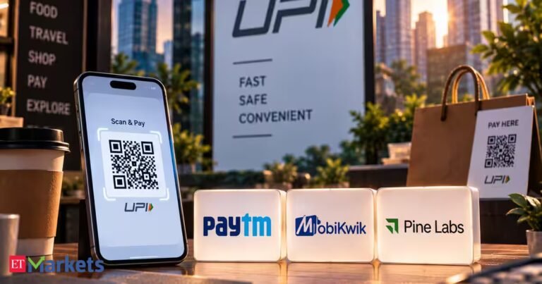 Paytm, MobiKwik, Pine Labs shares rally up to 6% after govt announces UPI fees above Rs 2,000. Why brokerages are bullish