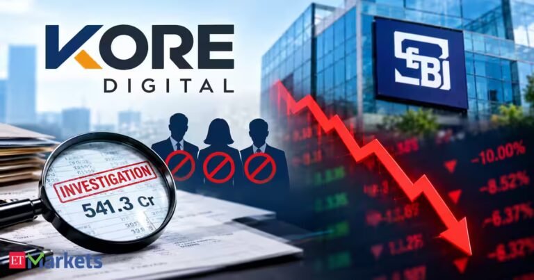 Kore Digital shares crash 10% as Sebi alleges Rs 541 cr revenue misstatement, bars CEO, CFO and MD from capital market