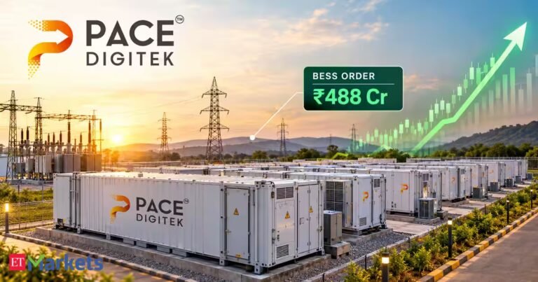 Pace Digitek shares jump 13% after subsidiary bags Rs 488 crore BESS order