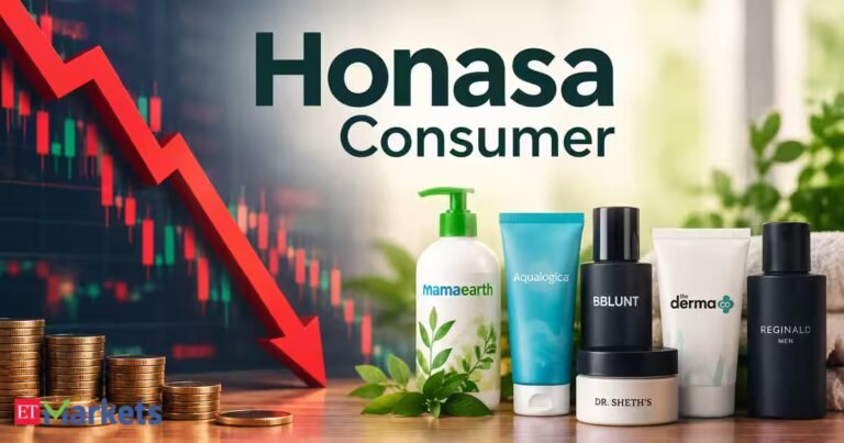 Honasa Consumer shares fall 5% after Rs 643 crore block deal; Peak XV, Sequoia likely sellers