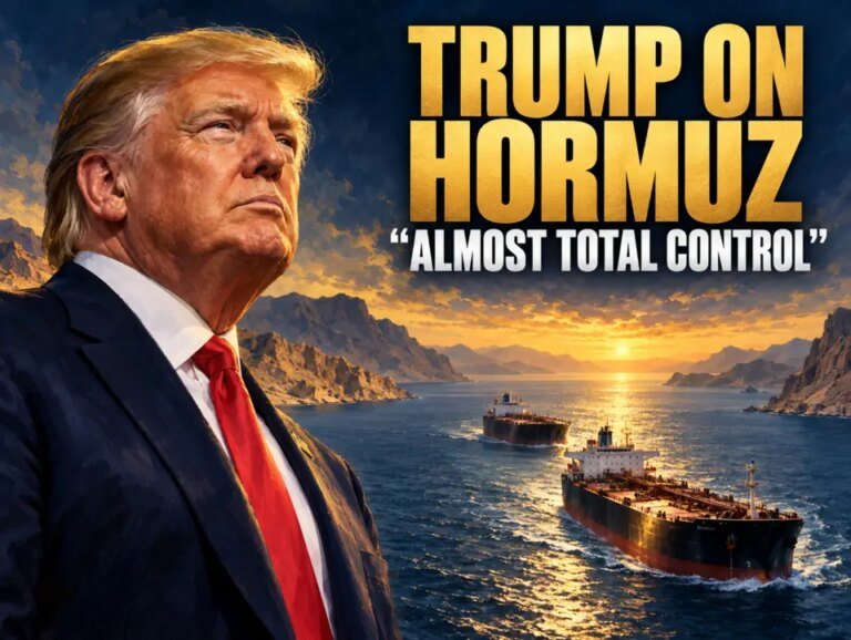 Trump: US has almost total control of the Strait of Hormuz