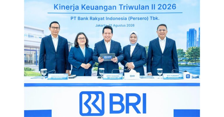Sustaining Its Role as a Driver of the People’s Economy, BRI Posts IDR 31.2 Trillion Net Profit in Q2 2026