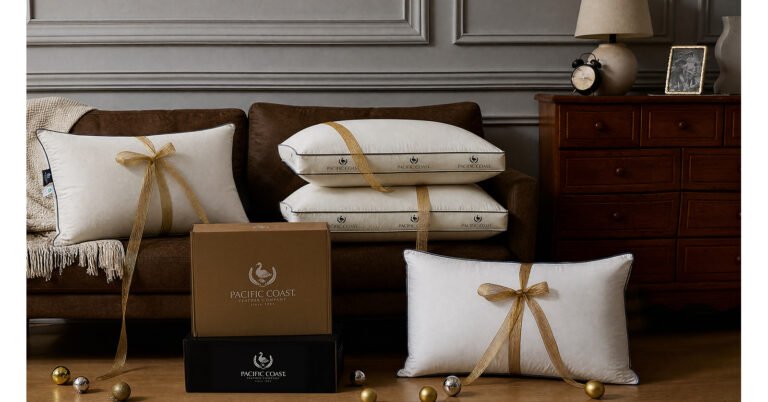 Pacific Coast Brings Hotel-Inspired Comfort Home With Three Distinct Pillow Designs