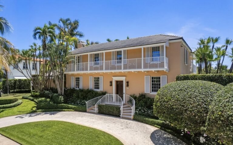 Rare $18M Salmon-Pink 1938 Colonial Listing Hits the Palm Beach Market