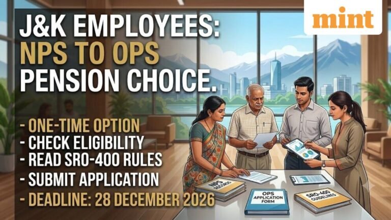 J&K allows one-time NPS to OPS switch for govt employees: Check eligibility, deadline and rules