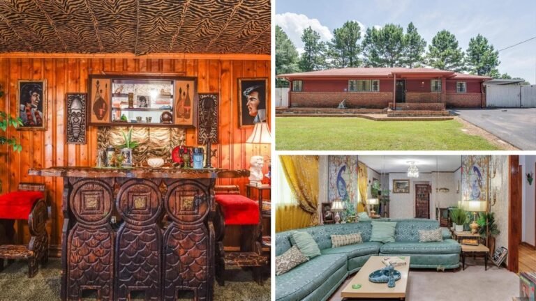 Elvis-Inspired ‘Little Graceland’ Vacation Rental Near Memphis Landmark Finds a Buyer After Listing for $175K