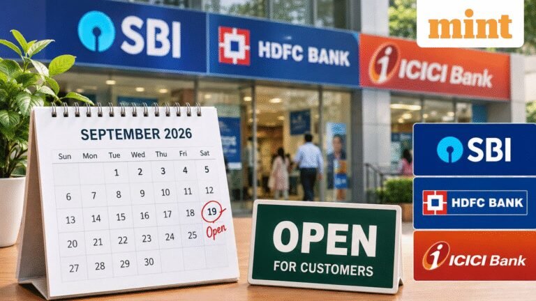 Bank holiday today: Check if SBI, HDFC, ICICI branches are open or closed on Saturday, September 19