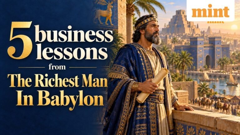5 business lessons from The Richest Man In Babylon by George Samuel Clason; make your money work for you and more