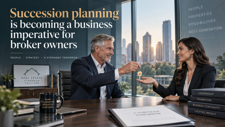 Real estate brokers face risk without a succession plan