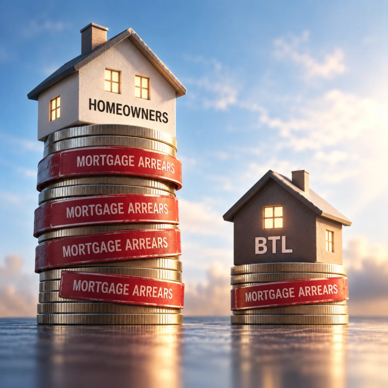 Landlord BTL mortgage arrears historically lower than homeowners’