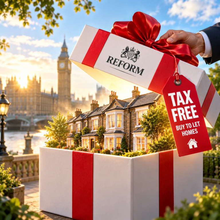 Reform pledges tax-free buy to let homes