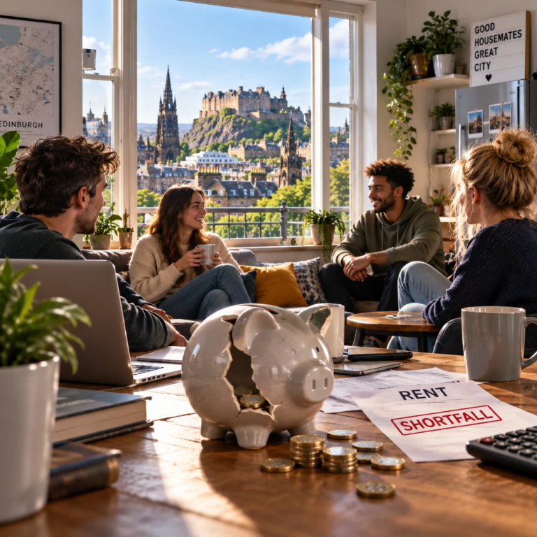 Edinburgh has the biggest flatshare rent shortfall