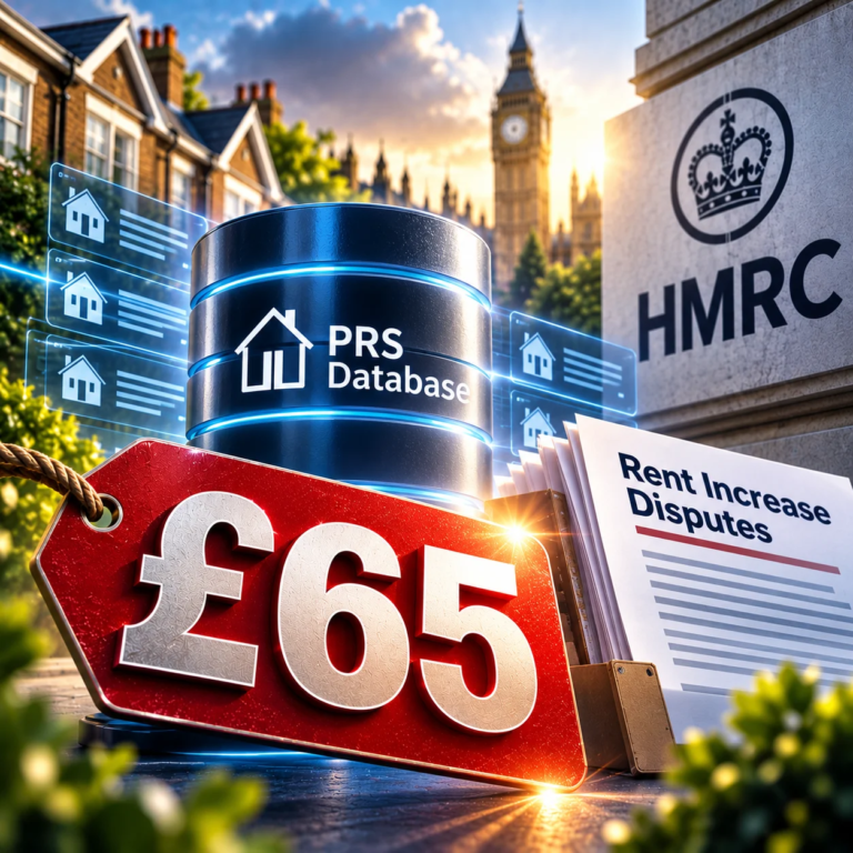 Landlords face £65 annual PRS Database fee as HMRC takes on rent increase disputes