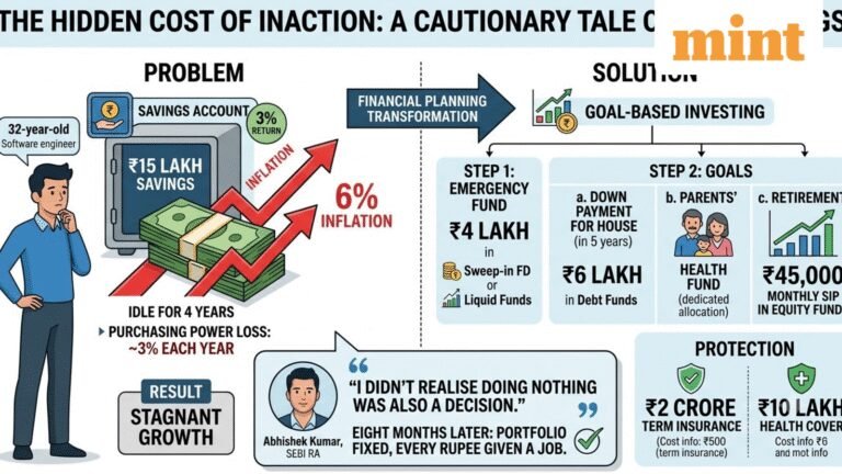 He had ₹15 lakh in savings but still lost money. Here’s how a 32-year-old fixed his portfolio