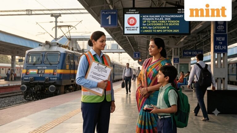 Railway NPS rules 2026: Families can now get up to 100% of an employee’s pay as pension after death in specified cases
