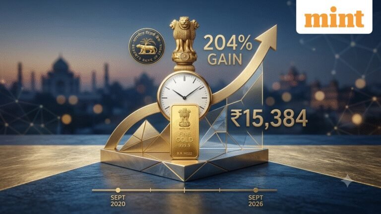 SGB premature redemption today: ₹1 lakh investment rises to ₹3.04 lakh as RBI fixes exit price at ₹15,384 per gram