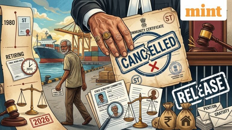 ST certificate cancelled 40 years later: Retired employee loses claim to full pension benefits, what Madras HC said