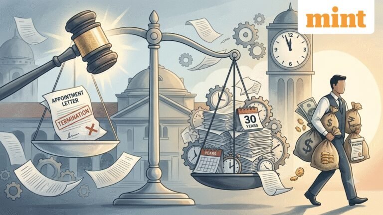 Employee was terminated in 2000 but served for nearly 30 years; Allahabad HC orders pension & other retirement benefits