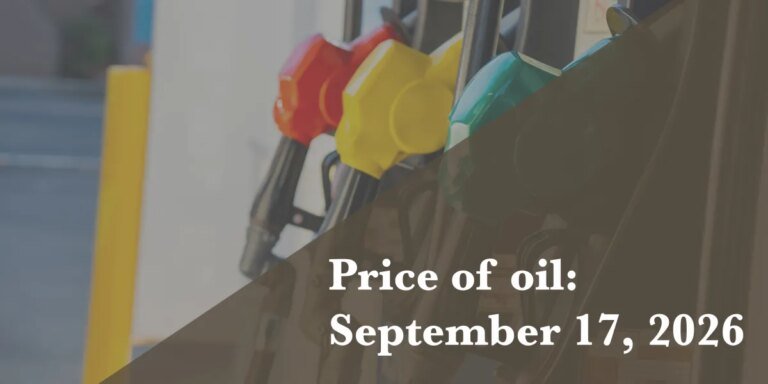 Current price of oil as of Sept. 17, 2026