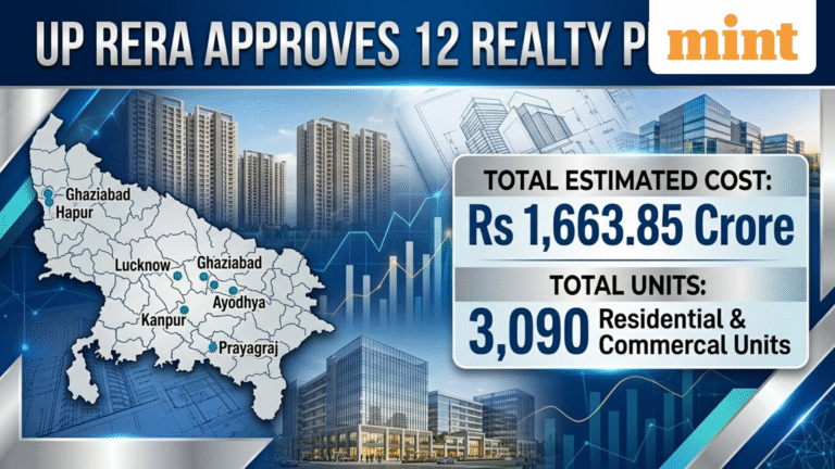 UP RERA approves 12 realty projects, worth investment of ₹1,663.85 crore across six districts — Here’s all we know