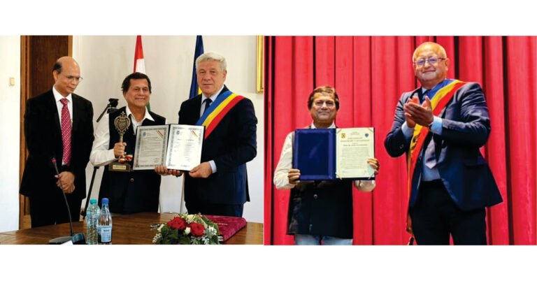 Le Dr Achyuta Samanta se voit décerner la citoyenneté d’honneur par une ville roumaine et reçoit plusieurs distinctions internationales