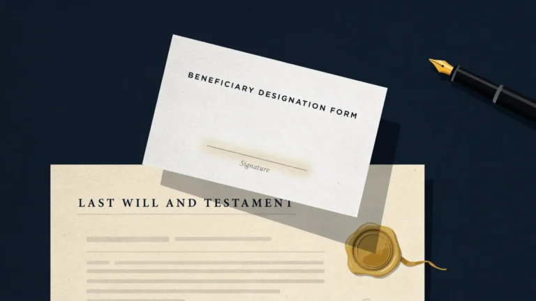 Beneficiary Designations Override Your Will