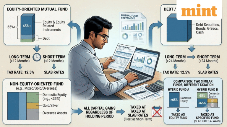 Same mutual fund category, different capital gains tax? How a scheme’s portfolio can change your tax bill