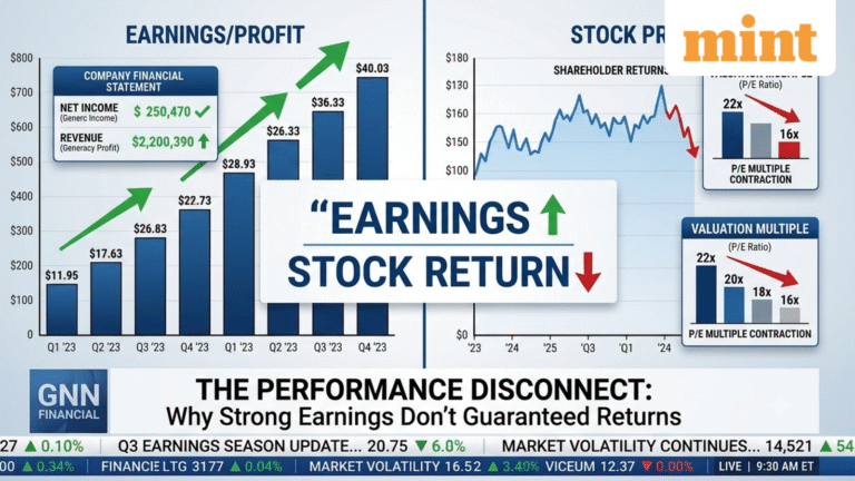 Stock returns vs earnings: Why strong profit growth may not always make you money