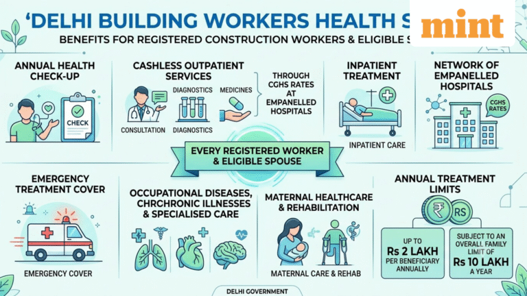 Delhi Building Workers Health Scheme: Eligibility, key benefits, coverage and implementation, explained